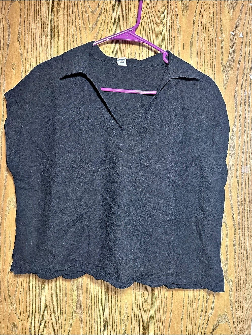 Old Navy Black Tunic Top